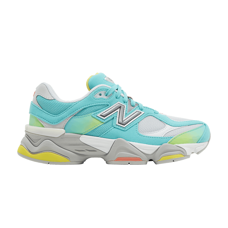 Фото № 1 с приближением к товару «‎New Balance 9060 Big Kid Cyan Burst DTLR Exclusive»