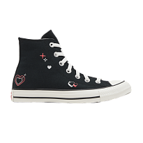 Фото № 1 с приближением к товару «‎Converse Women's Chuck Taylor All Star High Y2K Heart - Black»