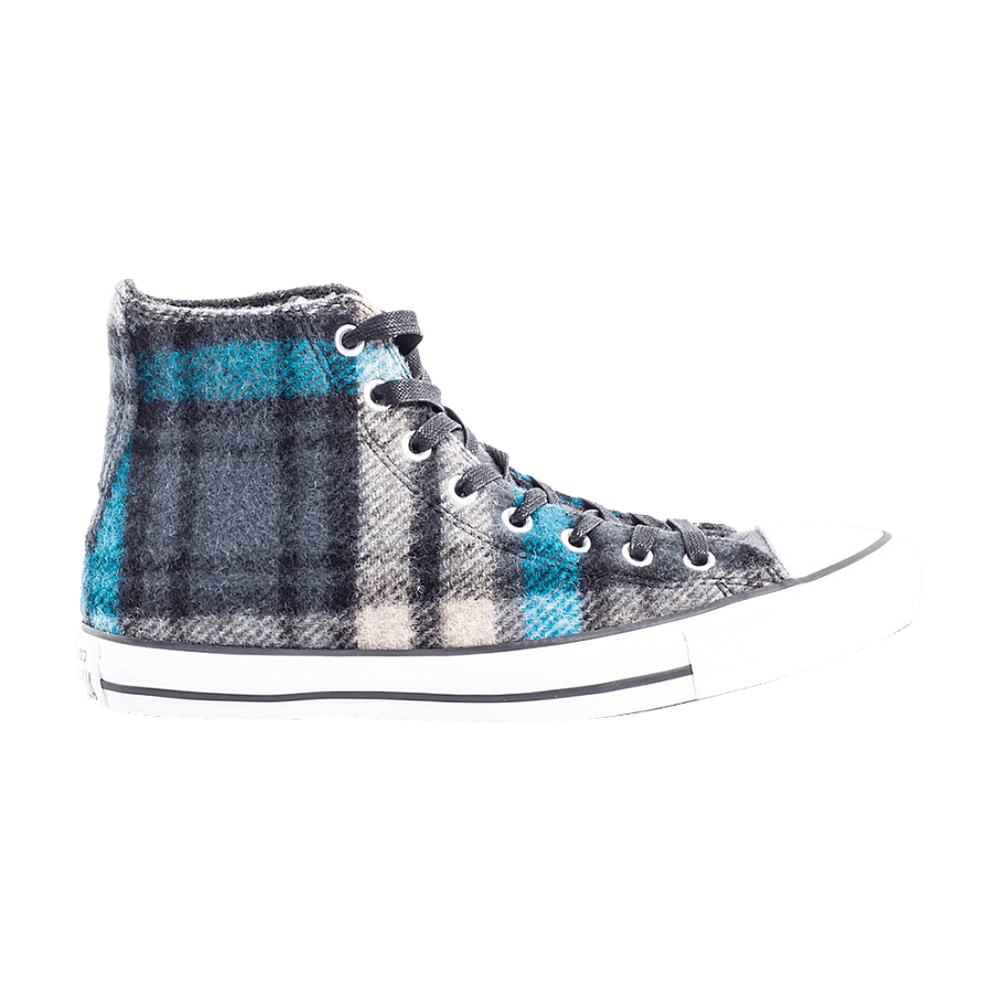 Фото № 1 с приближением к товару «‎Woolrich x Converse Chuck Taylor All Star Hi Black Turquoise»