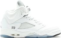 Фото № 1 с приближением к товару «‎Jordan 5 Retro Metallic White (2015) »