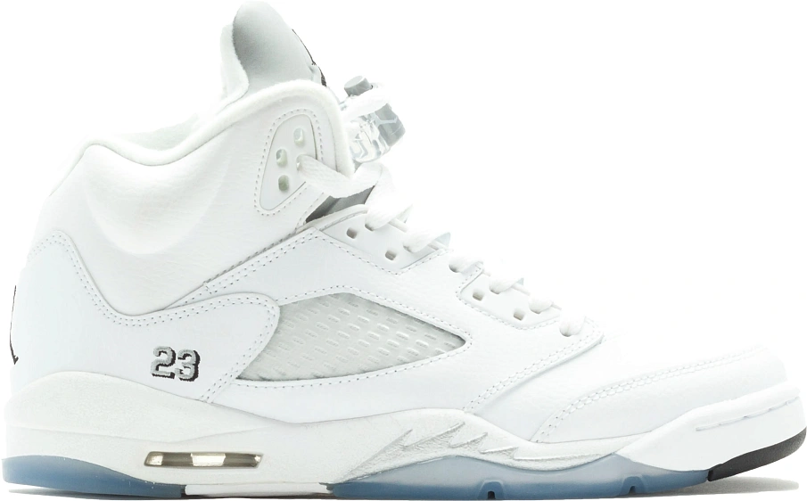 Фото № 1 с приближением к товару «‎Jordan 5 Retro Metallic White (2015) »