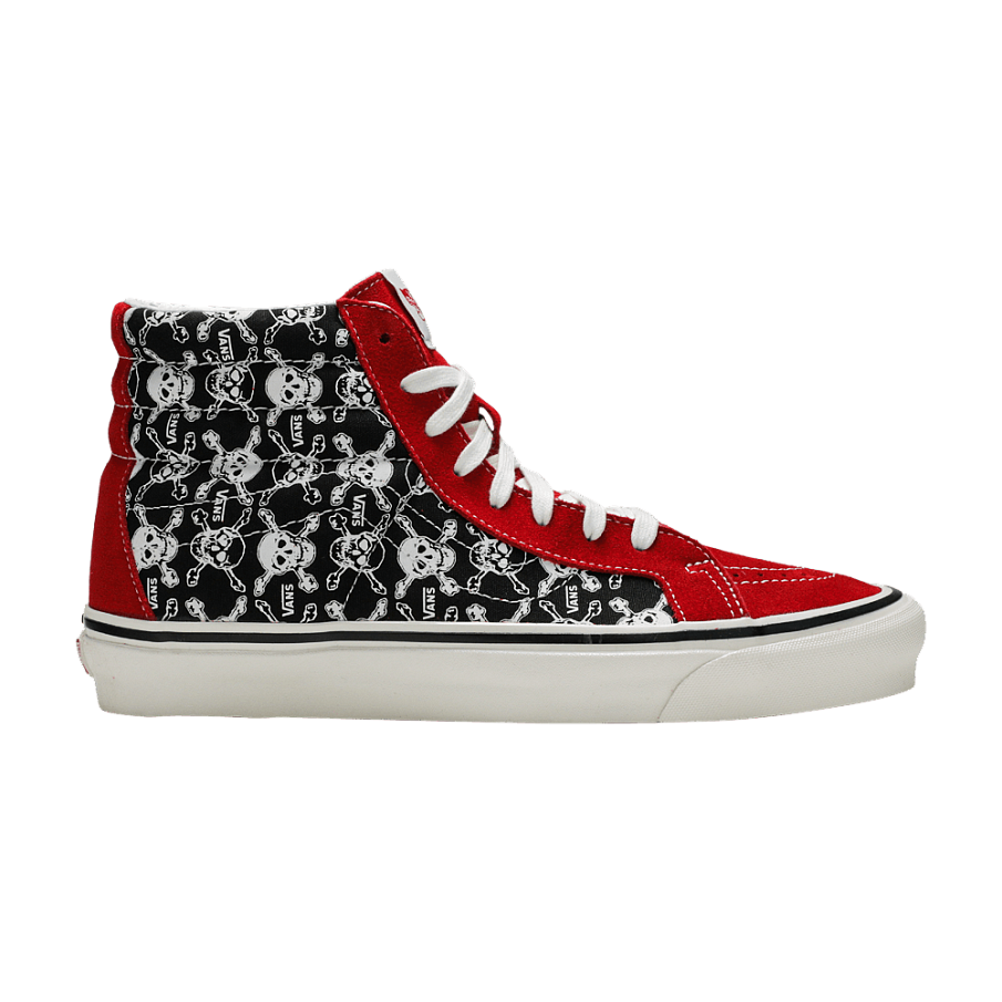 Фото № 1 с приближением к товару «‎Vans Sk8-Hi 38 DX Skulls Red Black»