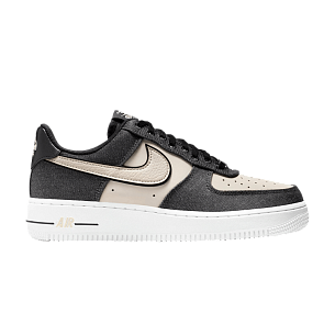 Nike Women's Air Force 1 Low 07 SE Black Denim Net (IB6642-001)