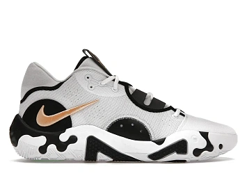 Nike PG 6 White Black Orange Chalk - 1