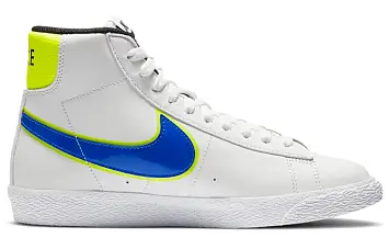 Nike Blazer Mid (GS) WhiteBlue - 3