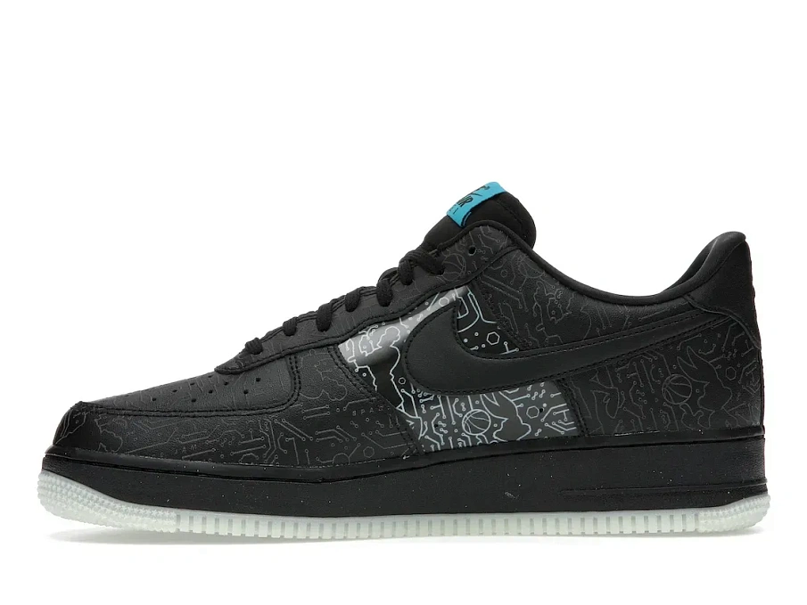 Фото № 3 с приближением к товару «‎Nike Air Force 1 Low Computer Chip Space Jam»