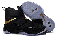 Фото № 4 с приближением к товару «‎Nike LeBron Zoom Soldier 10 Black Gold»