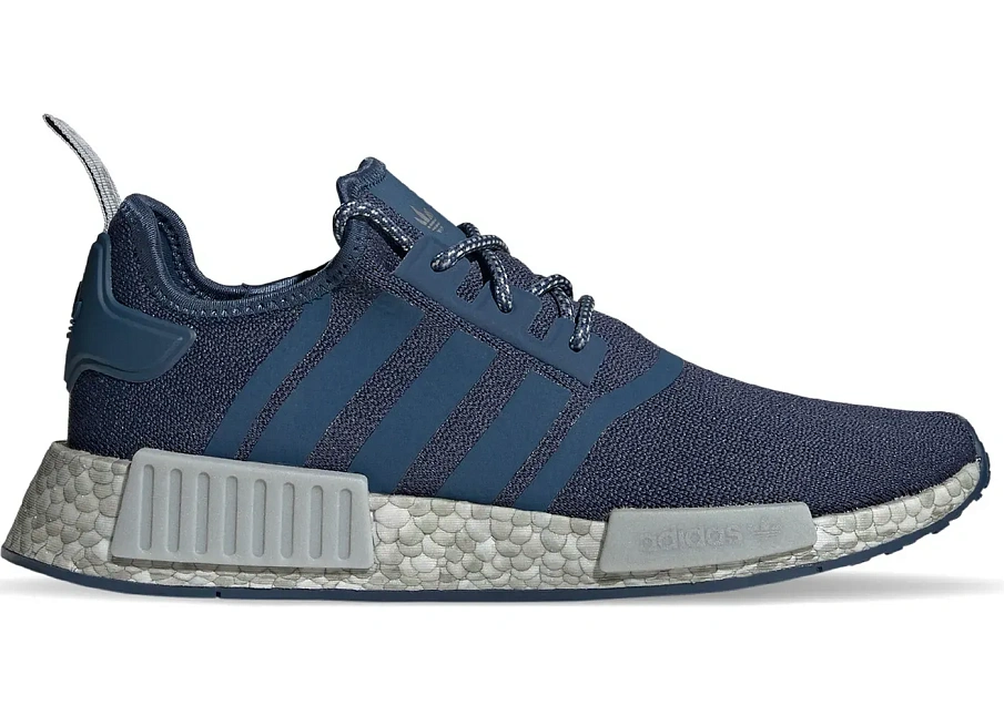 Фото № 1 с приближением к товару «‎adidas NMD R1 Night Indigo Silver Metallic»