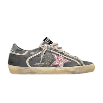 Фото № 1 с приближением к товару «‎Golden Goose Women's Superstar Glitter Star - Grey Bubblegum Pink»