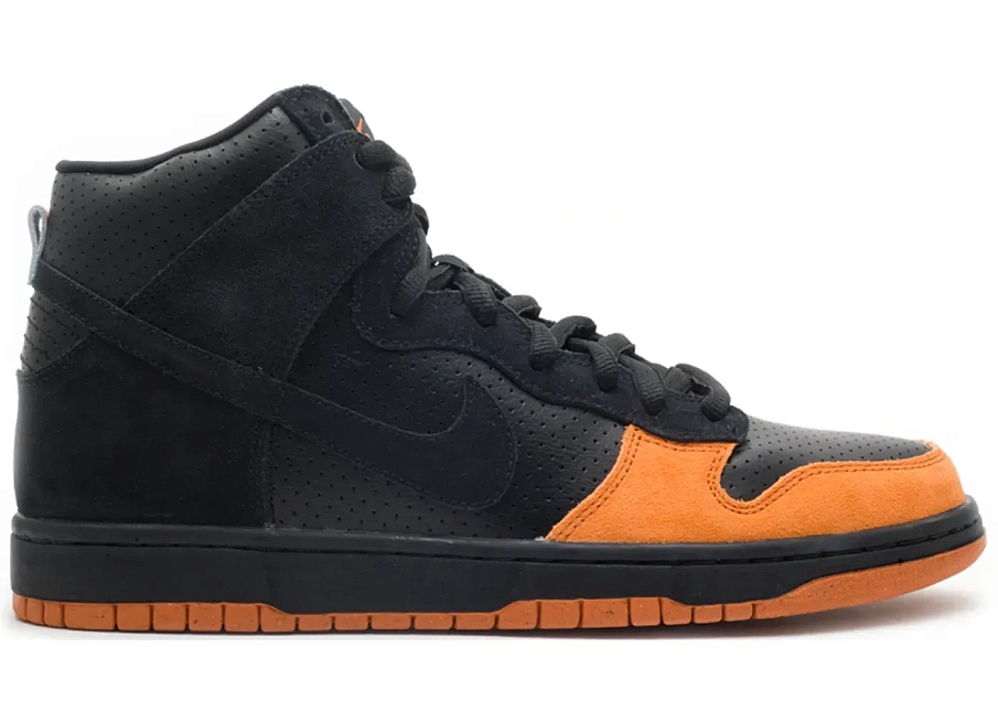 Фото № 1 с приближением к товару «‎Nike SB Dunk High Black Solar Orange»