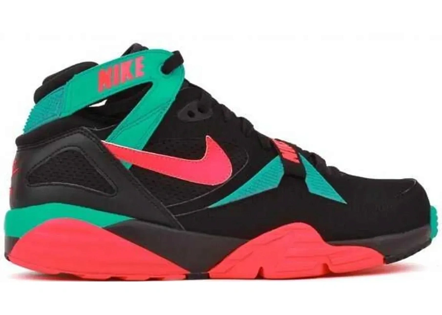 Фото № 1 с приближением к товару «‎Nike Air Trainer Max 91 Black Hyper Punch Hyper Jade»