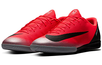 Фото № 3 с приближением к товару «‎Nike Mercurial Vapor X 12 Academy CR7 IC RedBlack»