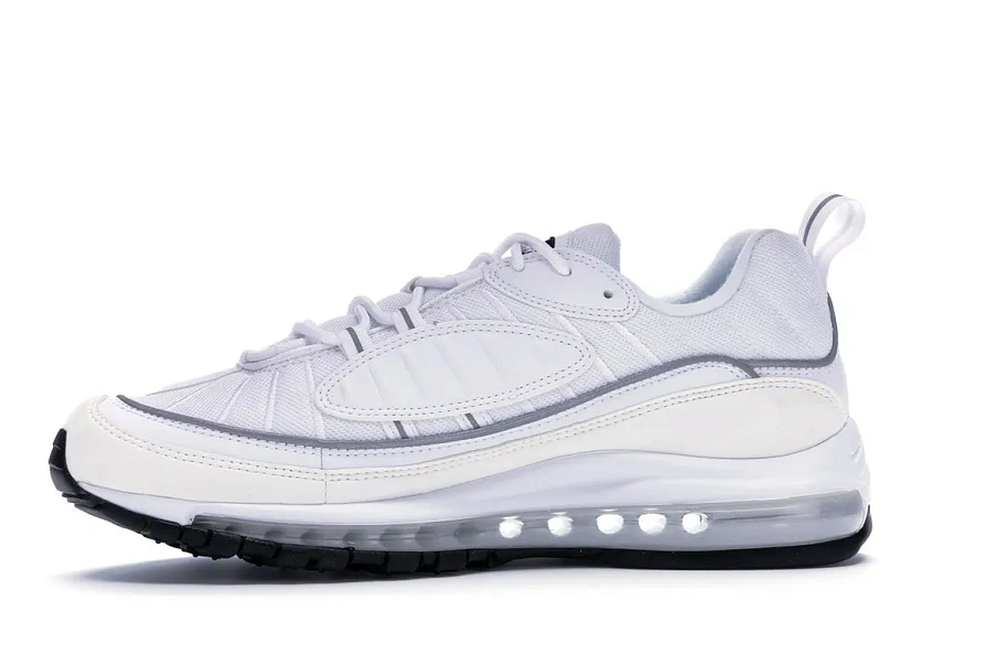 Фото № 3 с приближением к товару «‎Nike Air Max 98 White Reflect Silver »