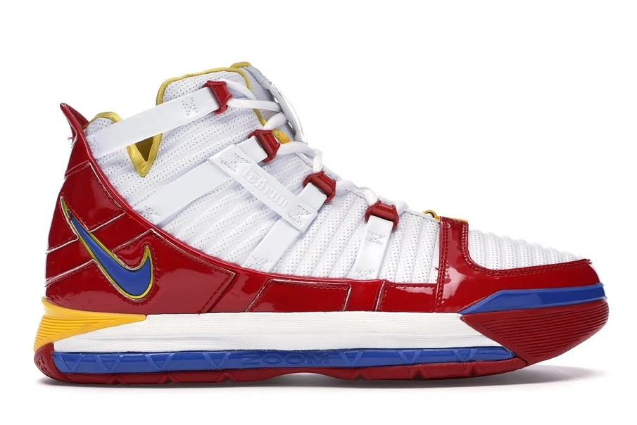 Фото № 1 с приближением к товару «‎Nike LeBron 3 Superman Red (2019)»