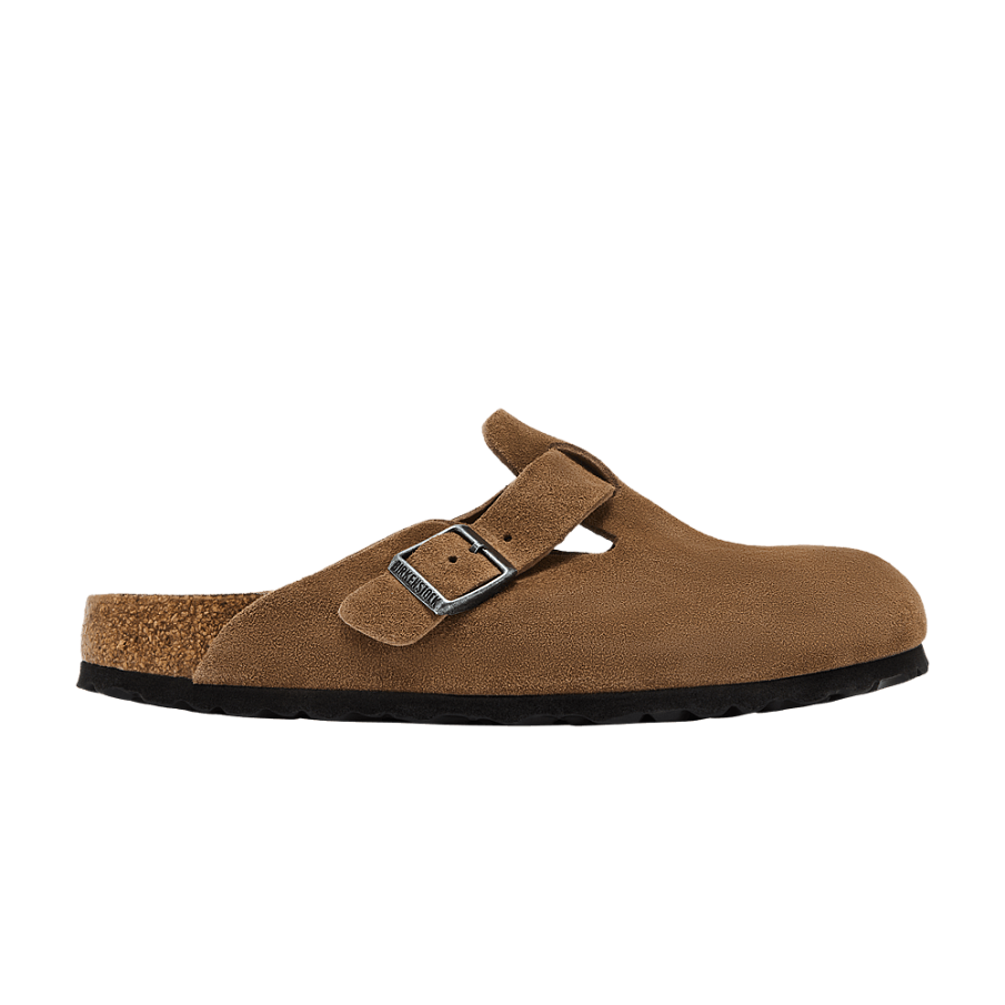 Фото № 1 с приближением к товару «‎Birkenstock Boston Soft Footbed Sandal Dark Tea»