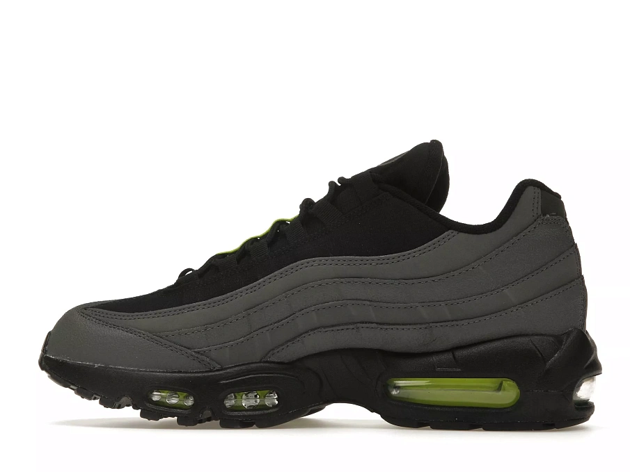 Фото № 5 с приближением к товару «‎Nike Air Max 95 Grey Black Volt»
