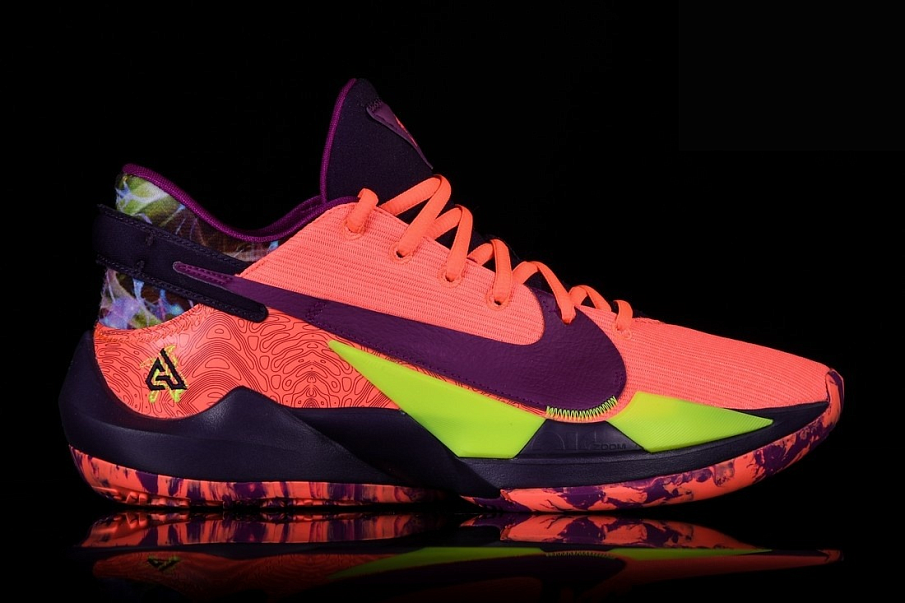 Фото № 2 с приближением к товару «‎Nike Zoom Freak 2 Bright Mango Giannis Antetokounmpo»