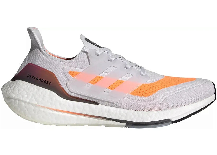 Фото № 1 с приближением к товару «‎adidas Ultra Boost 21 Dash Grey Screaming Orange»