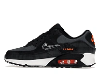 Фото № 5 с приближением к товару «‎Nike Air Max 90 3D Swoosh Black Grey Orange»