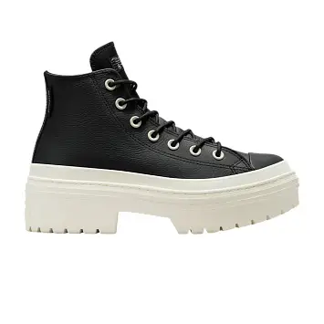 Converse Women's Chuck Taylor All Star Lugged Heel Platform Waterproof High Black Egret - 1