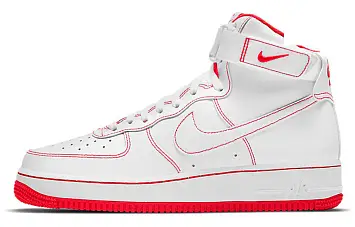 Nike Air Force 1 High '07 WhiteRed - 1