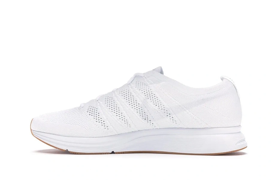 Фото № 6 с приближением к товару «‎Nike Flyknit Trainer White Gum»