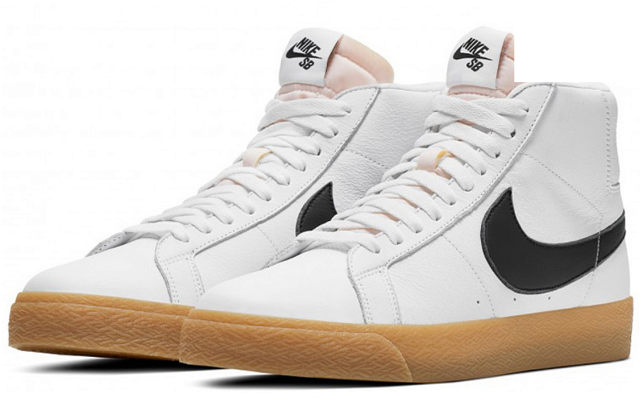 Фото № 2 с приближением к товару «‎Nike SB Zoom Blazer Mid ISO Orange Label White Gum»