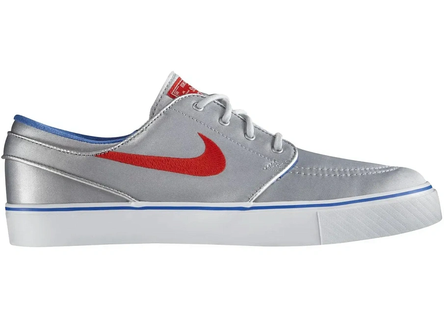 Фото № 1 с приближением к товару «‎Nike SB Stefan Janoski Zoom Metallic Silver»