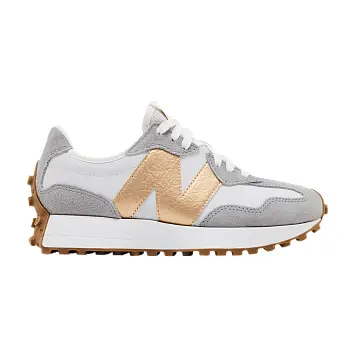 New Balance Women's 327 Gold Metallic - 1