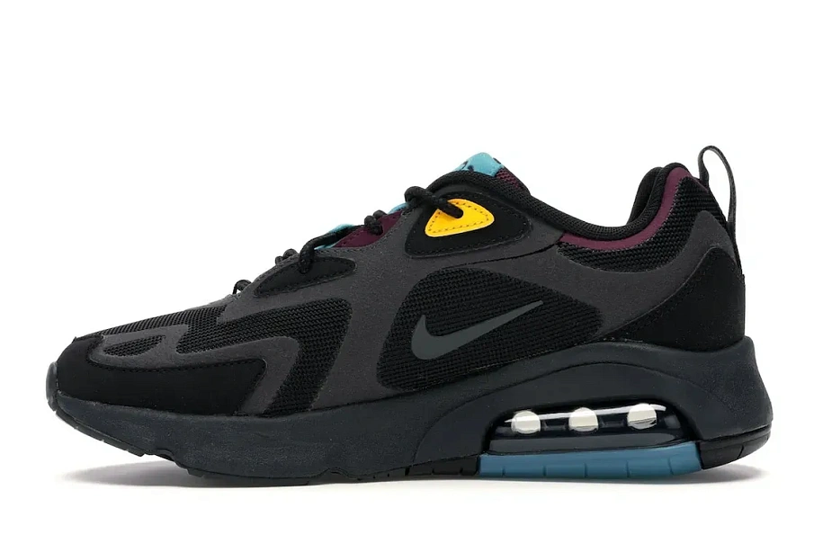 Фото № 3 с приближением к товару «‎Nike Air Max 200 Black Bordeaux »