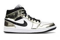 Фото № 1 с приближением к товару «‎Jordan 1 Mid Metallic Gold Black White»