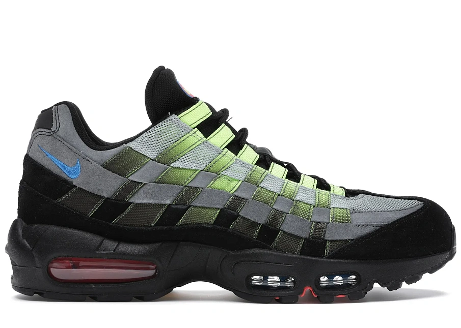 Фото № 1 с приближением к товару «‎Nike Air Max 95 Woven Volt Black»