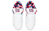 Фото № 4 с приближением к товару «‎Parra x Nike SB Dunk Low Skate shoes white»