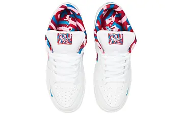 Parra x Nike SB Dunk Low Skate shoes white - 4