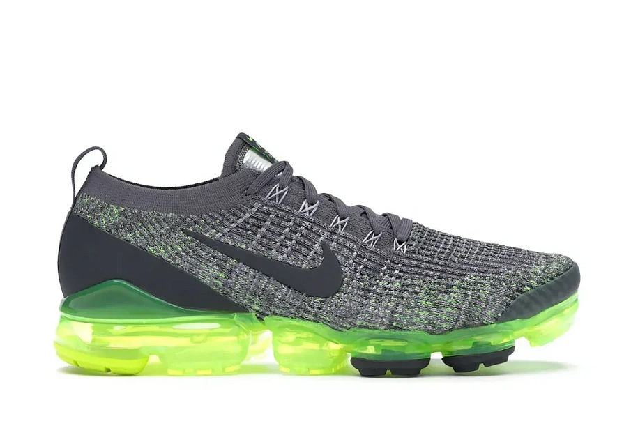 Фото № 1 с приближением к товару «‎Nike Air VaporMax Flyknit 3 Gunsmoke Volt»