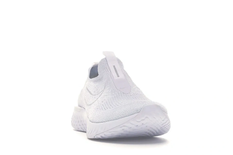 Фото № 4 с приближением к товару «‎Nike Epic Phantom React Flyknit White Pure Platinum »