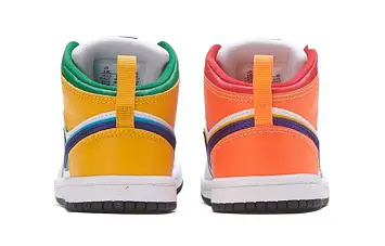 (TD) Jordan Air 1 Mid Sport Shoes Multi-color - 6