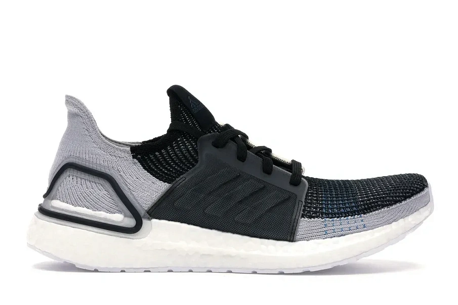Фото № 1 с приближением к товару «‎adidas Ultra Boost 19 Core Black Grey Six Shock Cyan»