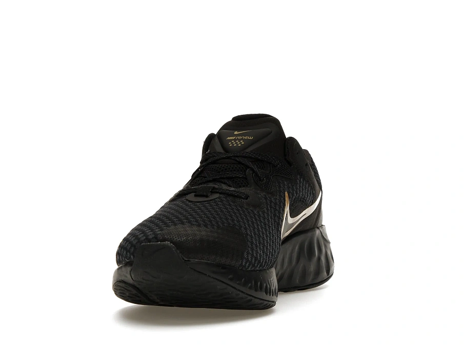 Фото № 3 с приближением к товару «‎Nike Renew Run 2 Black Metallic Gold»