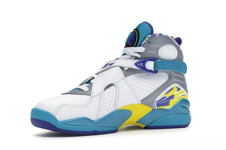 Фото № 2 с приближением к товару «‎Jordan 8 Retro White Aqua (2019) »