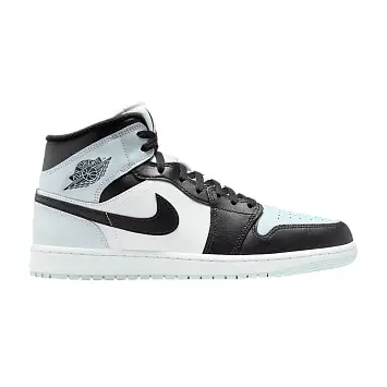 Air Jordan 1 Mid Black Squadron Blue - 1