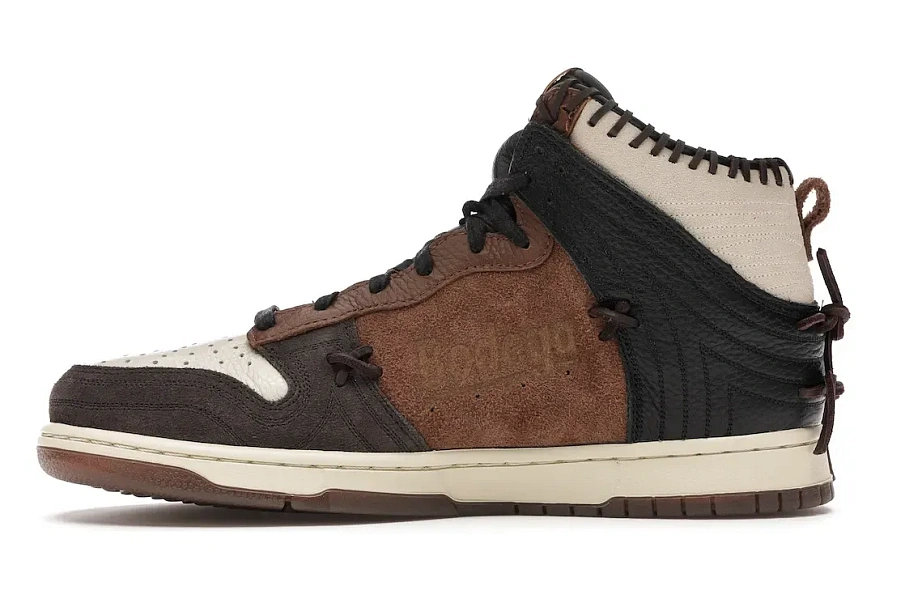 Фото № 3 с приближением к товару «‎Nike Dunk High Bodega Legend Fauna Brown»