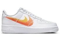 Фото № 1 с приближением к товару «‎Nike Air Force 1 Low 07 Spray Paint Swoosh White Safety Orange»