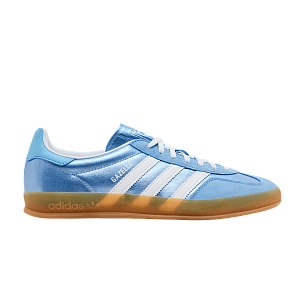 adidas Women's Gazelle Indoor Blue Metallic Gum
