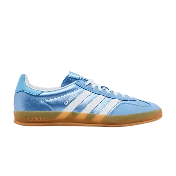 adidas Women's Gazelle Indoor Blue Metallic Gum