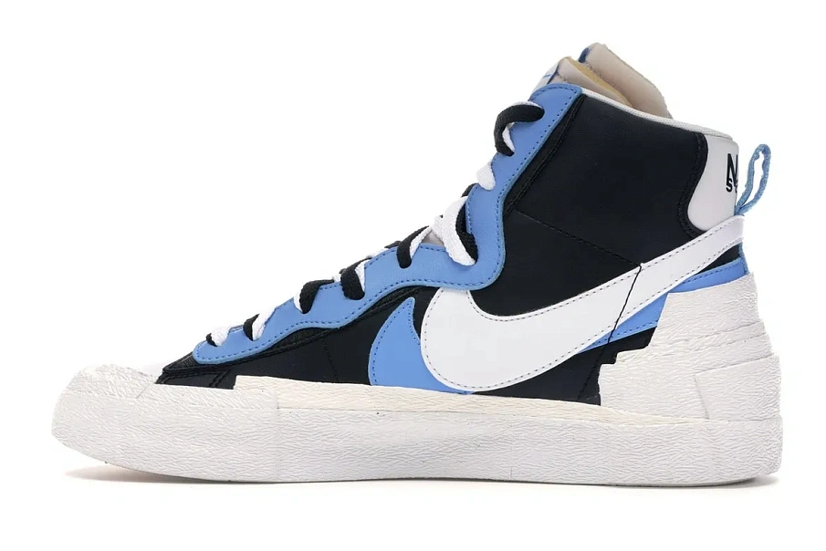 Фото № 5 с приближением к товару «‎Nike Blazer Mid sacai White Black Legend Blue»
