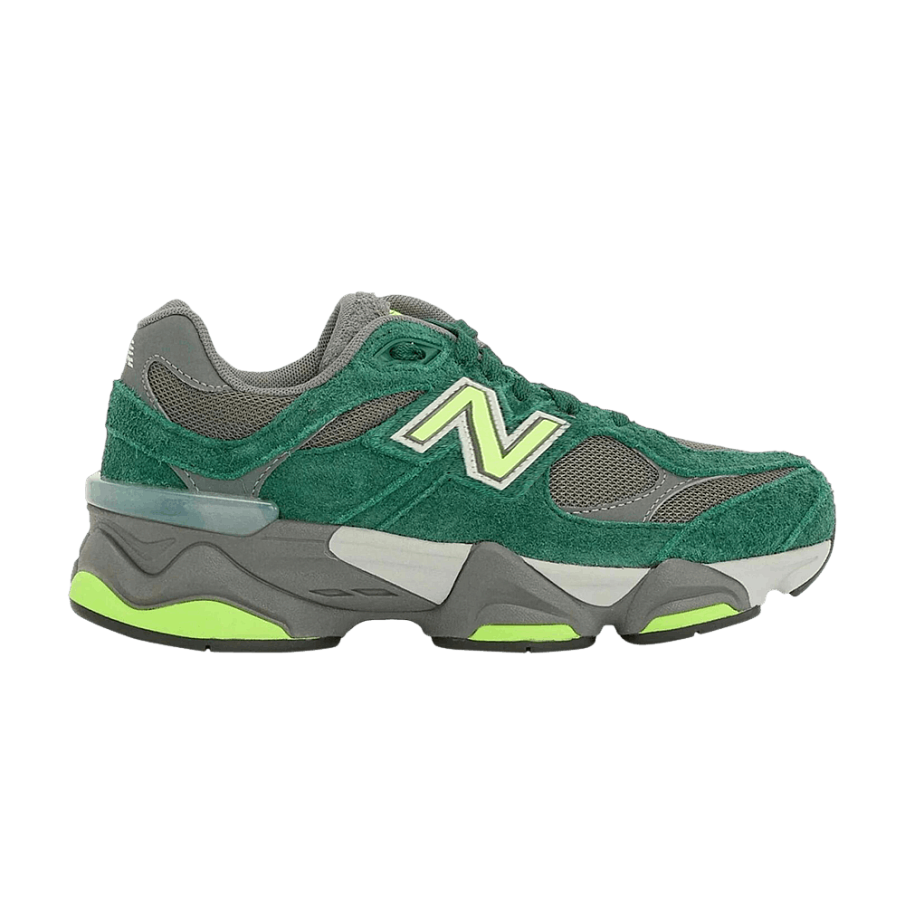 Фото № 1 с приближением к товару «‎New Balance 9060 Big Kid Green Grey»