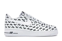 Фото № 1 с приближением к товару «‎Nike Air Force 1 Low All Over Logo White»