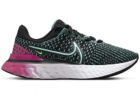 Фото № 1 с приближением к товару «‎Nike React Infinity Run Flyknit 3 Black Pink Turquoise »