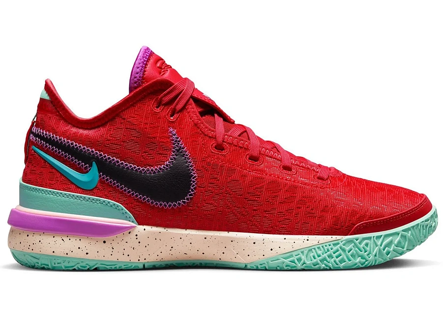 Фото № 1 с приближением к товару «‎Nike Zoom LeBron NXXT Gen Track Red»
